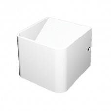 Απλίκα Τοίχου LED 5W 400lm 230V 4000K Λευκό Φως Ημέρας Αλουμίνιο Λευκό 5929